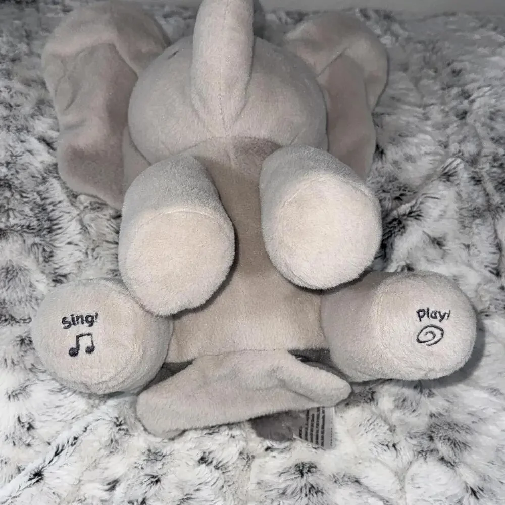 GUND Baby Flappy the Elephant Musical Plush Peek-a-Boo Game Singing Mode‎ 11